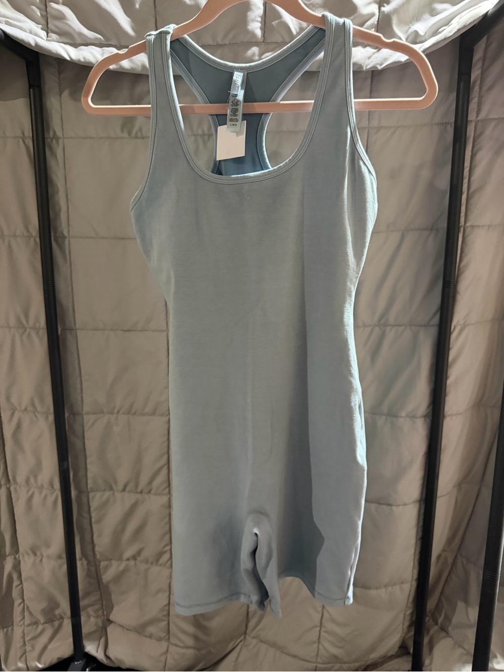 SKIMS Light Blue Tank Top Romper